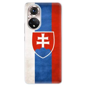 Odolné silikonové pouzdro iSaprio - Slovakia Flag - Honor 50