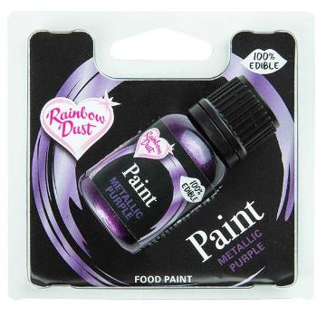 Rainbow Dust Metalická jedlá barva Purple - fialová 25 ml