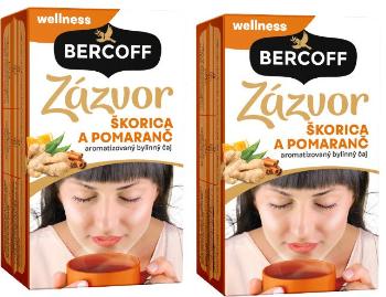 Bercoff Čaj Zázvor skořice-pomeranč (21% zázvor) 32 x 2.25 g
