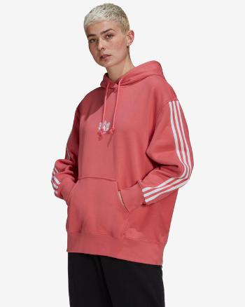 adidas Originals Loungewear Adicolor 3D Trefoil Oversize Mikina Růžová