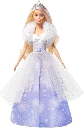 Barbie Dreamtopia panenka sněhová princezna s proměnou