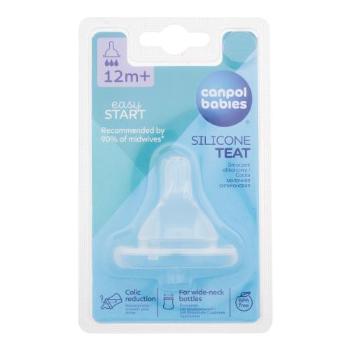 Canpol babies Easy Start Silicone Teat Fast 12m+ 1 ks savička pro děti