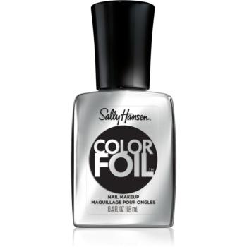 Sally Hansen Color Foil lak na nehty se zrcadlovým efektem odstín 120 Steel a Kiss 11,8 ml