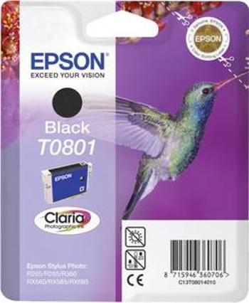 Cartridge do tiskárny Epson T0801, C13T08014011, černá