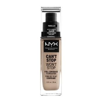 NYX Professional Makeup Can't Stop Won't Stop 30 ml make-up pro ženy 03 Porcelain na normální pleť; na smíšenou pleť; na mastnou pleť