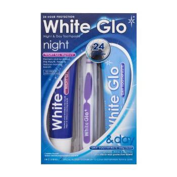 White Glo Night & Day Toothpaste zubní pasta zubní pasta Day Toothpaste 100 g + noční gel Night Gel 85 g + zubní kartáček 1 ks unisex