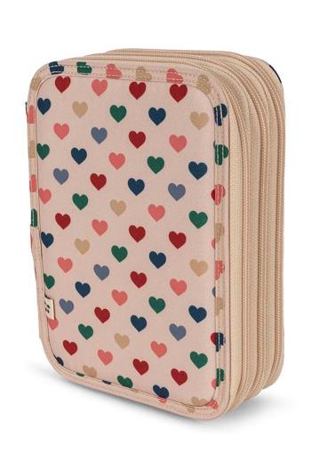 Dětský penál Konges Sløjd CLOVER MAXI PENCIL CASE béžová barva, KS101315