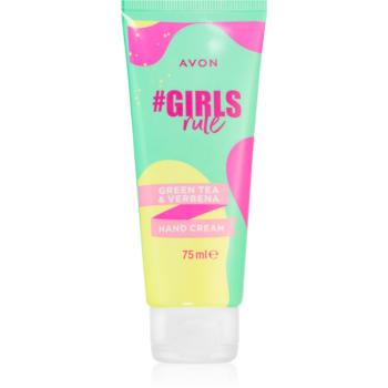 Avon #GirlsRule Green Tea & Verbena hydratační krém na ruce 75 ml