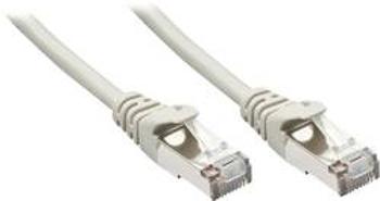 Síťový kabel RJ45 LINDY 48344, CAT 5e, F/UTP, 3.00 m, šedá