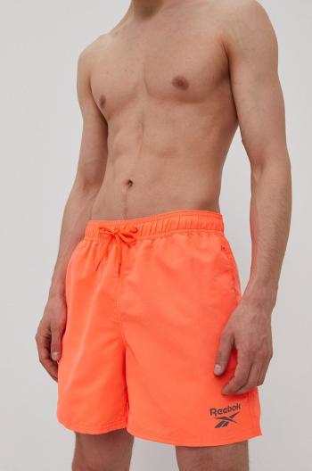 Plavkové šortky Reebok 71002. oranžová barva