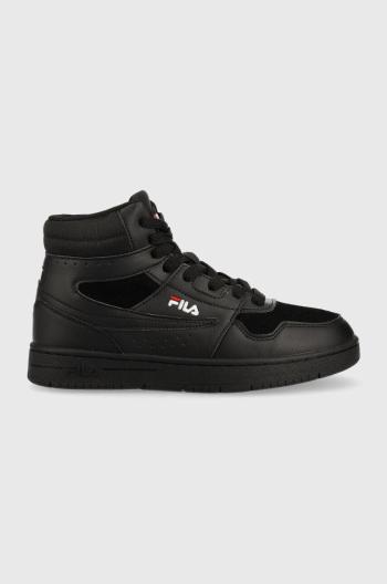 Dětské sneakers boty Fila černá barva