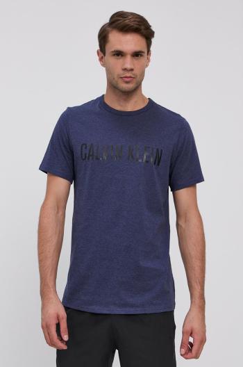 Bavlněné tričko Calvin Klein Underwear tmavomodrá barva, s potiskem
