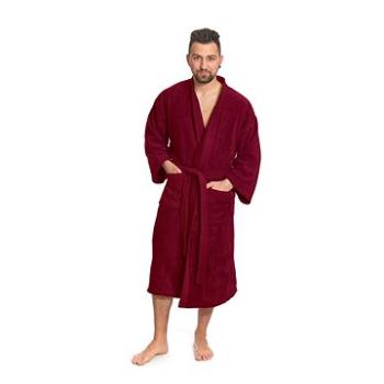 Interkontakt Pánský župan model KIMONO 04 Bordeaux