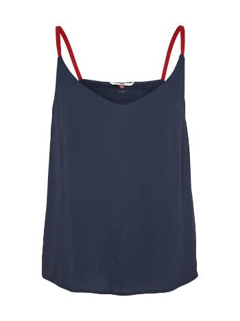 Tommy Hilfiger Tommy Jeans dámské modré tílko TJW BRANDED STRAPS CAMI TOP