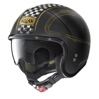 Moto helma Nolan N21 Getaway Barva Flat Black-Gold, Velikost XL (61-62)