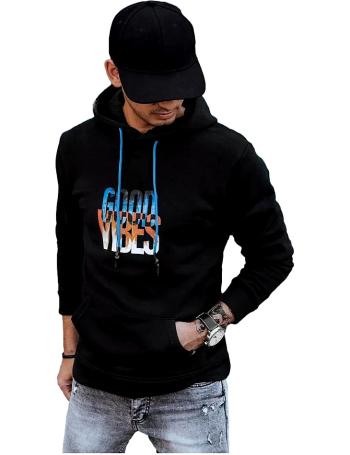 černá mikina s nápisem good vibes vel. 3XL