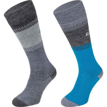 Eisbär SKI COMFORT 2 PACK Dámské zateplené ponožky, šedá, velikost 39-42