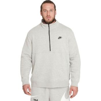 Nike M NSW CLUB BB HZ TOP Pánská mikina, šedá, velikost XL