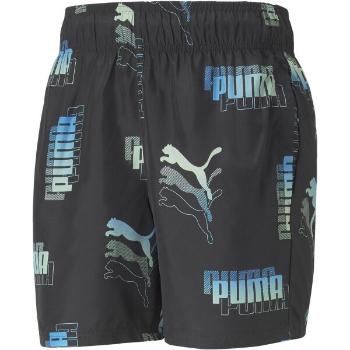 Puma PUMA POWER SUMMER AOP SHORTS Pánské šortky, černá, velikost XXL