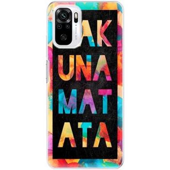 iSaprio Hakuna Matata 01 pro Xiaomi Redmi Note 10 / Note 10S (haku01-TPU3-RmiN10s)