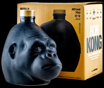 Ron Kong Kong Spiced Rainforest Guatemala Rum Black 40% 0,7l