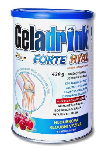 Geladrink FORTE HYAL práškový nápoj višeň 420 g