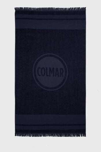 Bavlněný ručník Colmar tmavomodrá barva