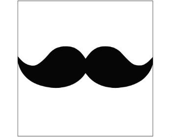 Plakát čtverec Ikea kompatibilní moustache