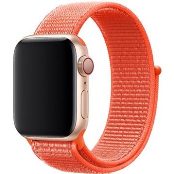 Eternico Airy pro Apple Watch 42mm / 44mm / 45mm / Ultra 49mm Apricot Orange and Orange edge (AET-AWAY-ApOrO-42)