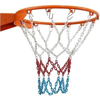 Sedco síťka basketbalová - kovová - barevná (3548B)