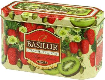 Basilur Magic Strawberry & Kiwi plech sáčky 20 x 2 g