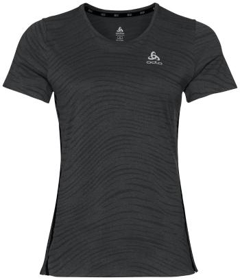 Odlo Zeroweight Engineered Chill-Tec T-Shirt Black Melange M Běžecké tričko s krátkým rukávem