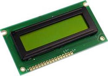 LCD displej Display Elektronik DEM16217SYH, 16 x 2 Pixel, (š x v x h) 84 x 44 x 6.5 mm, žlutozelená