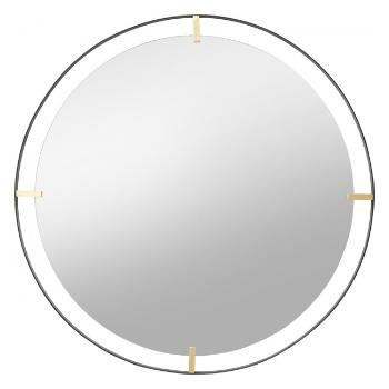 Kulaté zrcadlo s kovovým rámem Betsy Ø90 cm