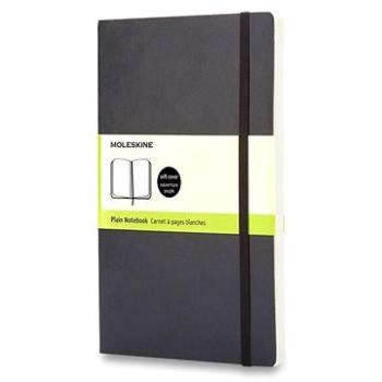 Moleskine S, měkké desky, čistý, černý (QP613)