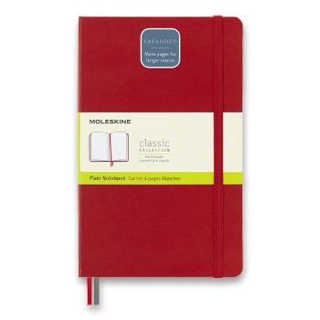 Zápisník Moleskine Expanded VÝBĚR BAREV - tvrdé desky - L, čistý 1331/111717 - červený