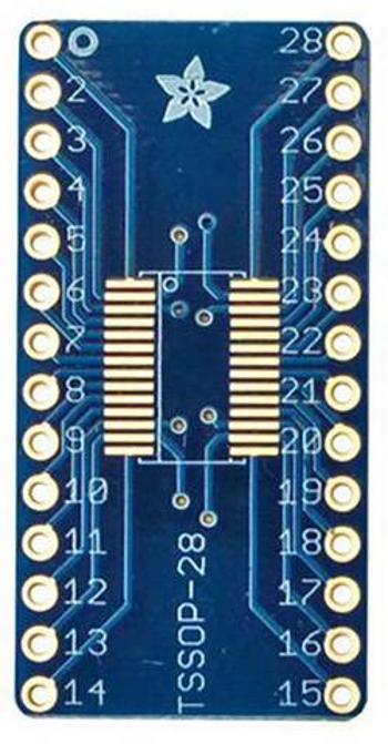 Rozšiřující deska (neosazená) Adafruit SMT Breakout PCB for SOIC-28 or TSSOP-28 , 3 ks