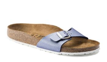 Birkenstock Madrid BS Icy Metallic Azure Blue Narrow Fit fialové 1016853