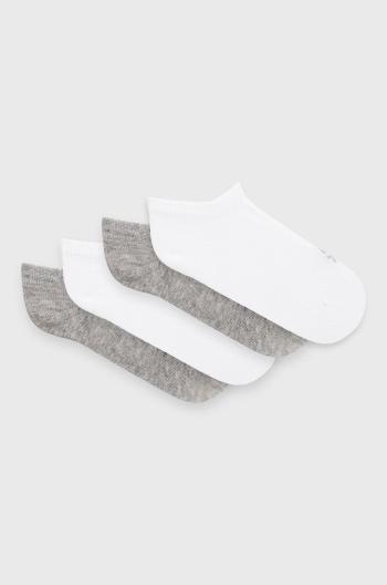 Dětské ponožky United Colors of Benetton (4-pack) šedá barva