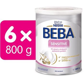 BEBA Sensitive mléčná výživa při zažívacích potížích 6× 800 g (7613039561348)