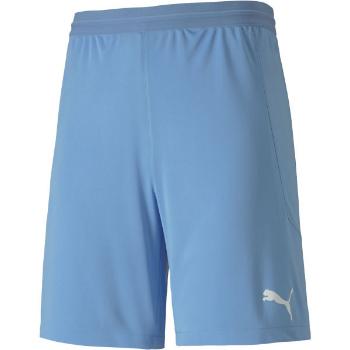 Puma TEAM FINAL 21 KNIT SHORTS Pánské kraťasy, světle modrá, velikost