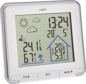 Digitální bezdrátová meteostanice TFA Dostmann LIFE 35.1153.02, Max. dosah 60 m, bílá