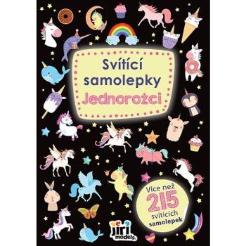 JIRI MODELS JEDNOROŽCI Svítící samolepky, mix, velikost