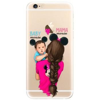 iSaprio Mama Mouse Brunette and Boy pro iPhone 6/ 6S (mmbruboy-TPU2_i6)