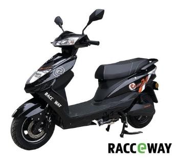 Elektrický motocykl RACCEWAY CITY 21, černý + držák zdarma