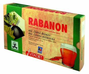 Vitadiet Rabanon extrakt z černé ředkve ampule 20 x 10 ml