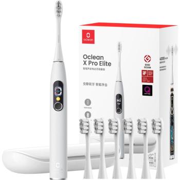 Oclean X Pro Elite Set elektrický zubní kartáček + náhradní hlavice Grey
