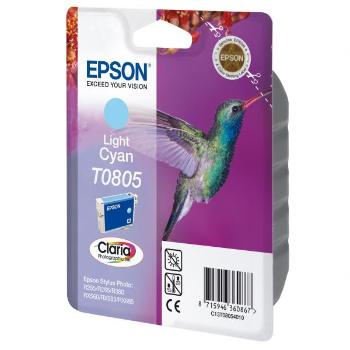EPSON T0805 (C13T08054011) - originální cartridge, světle azurová, 7,4ml