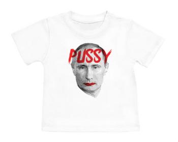 Tričko pro miminko Pussy Putin