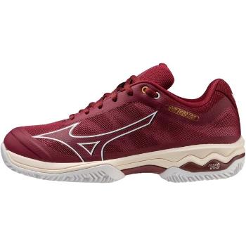 Mizuno WAVE EXCEED LIGHT CC W Dámská tenisová obuv, vínová, velikost 40